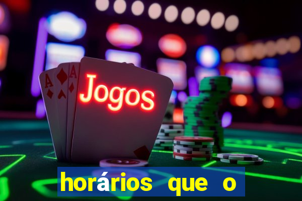 horários que o fortune dragon paga